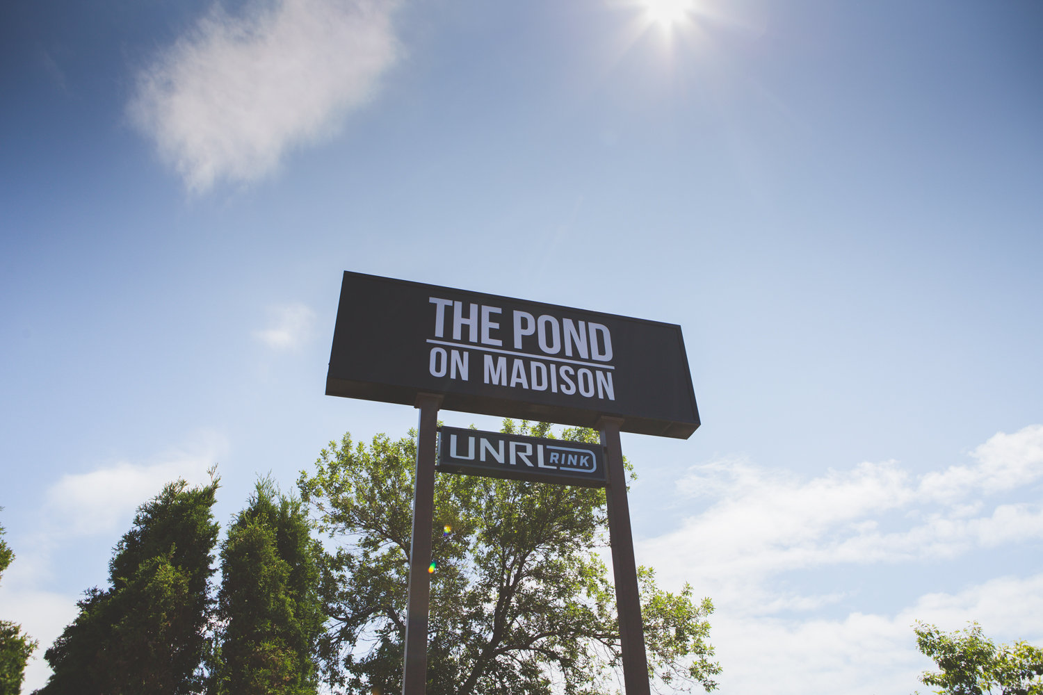 The Pond on Madison sign