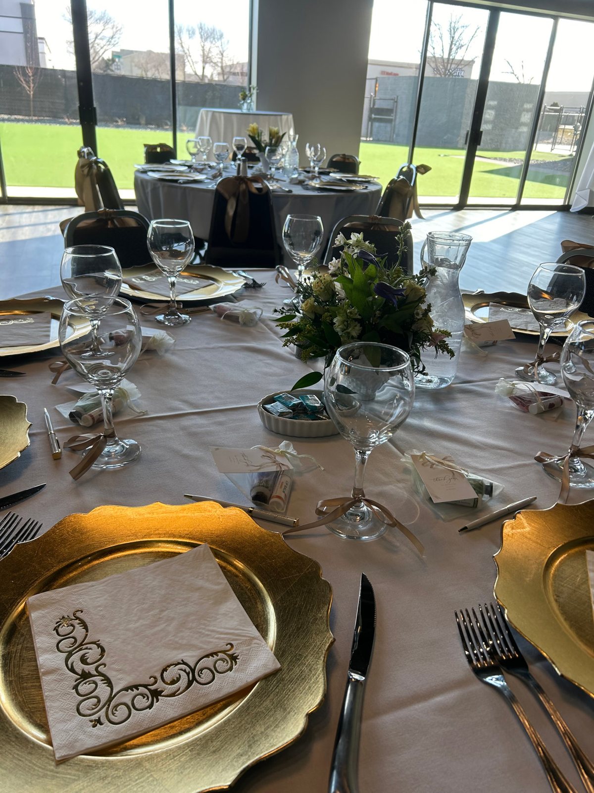 The Social Hour Room at The Venue, set for a gathering